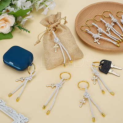 10Pcs Polyester Cord Pendant Decoration KEYC-FG00003-1