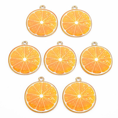 Light Gold Alloy Enamel Pendants LS-X-ENAM-S126-128-1