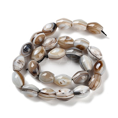 Natural Eye Agate Beads Strands G-NH0019-D02-02-1