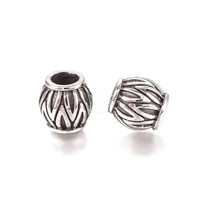 304 Stainless Steel European Beads STAS-D175-20AS-1
