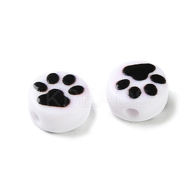 Opaque Acrylic Beads OACR-Z027-04A-01-1