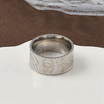 304 Stainless Steel Finger Rings for Women RJEW-F195-04P-1