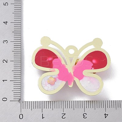 Rack Plating Alloy Enamel Pendants FIND-I038-13B-1