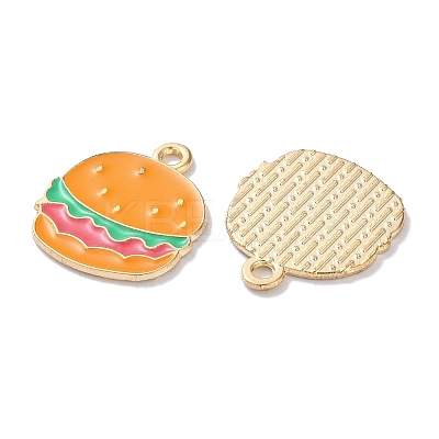 Alloy Enamel Pendants ENAM-O001-11V-G-1