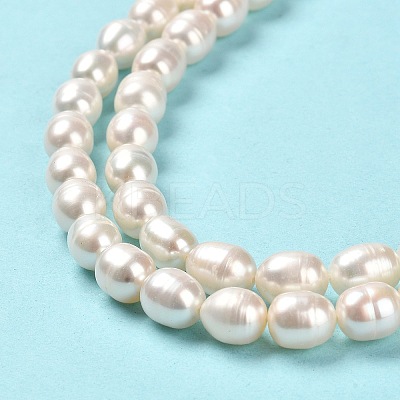 Natural Cultured Freshwater Pearl Beads Strands PEAR-E016-196-1