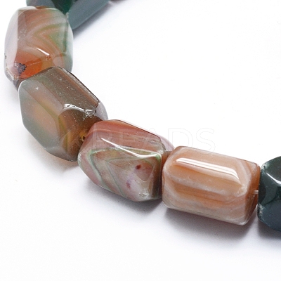 Natural Agate Beads Strands G-L551D-09-1