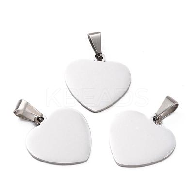 Tarnish Resistant 304 Stainless Steel Mirror Polished Finish Stamping Blank Tag Pendants STAS-L220-02C-A01-1