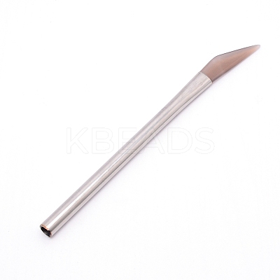 Natural Agate Burnisher Knife TOOL-WH0121-97-1