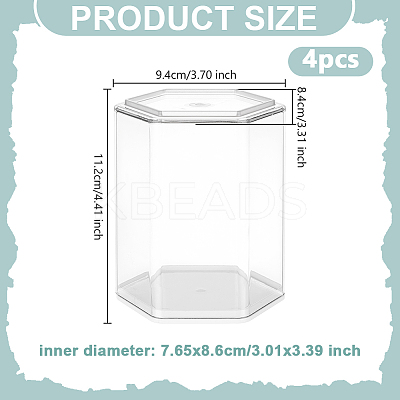 PET & ABS Minifigure Display Cases CON-WH0099-56B-1