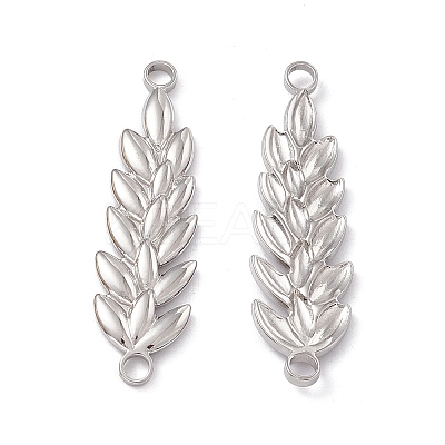 Non-Tarnish 304 Stainless Steel Connector Charms STAS-B031-40P-1