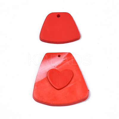 Handmade Polymer Clay Pendants CLAY-N010-062B-1