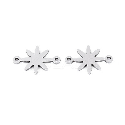 304 Stainless Steel Connector Charms STAS-P433-04P-1