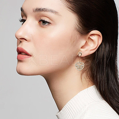 40Pcs 10 Styles Alloy Rhinestone Pendants ALRI-AR0001-10-1