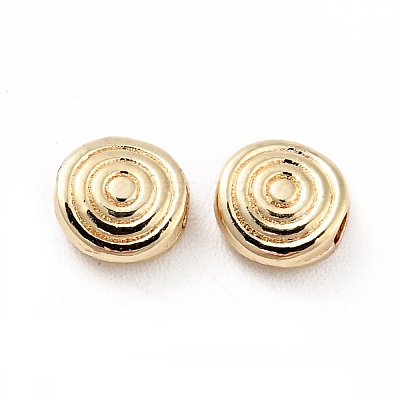 Rack Plating Alloy Beads PALLOY-D004-12LG-1