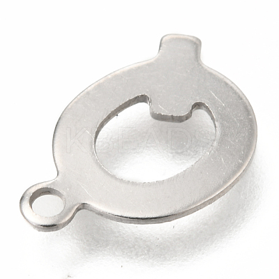 Non-Tarnish 201 Stainless Steel Charms STAS-C021-06P-Q-1
