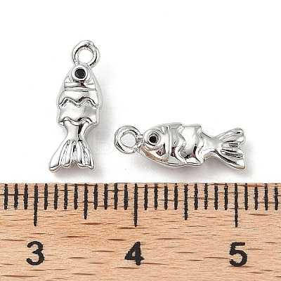 Brass Micro Pave Cubic Zirconia Pendants KK-U045-14P-1
