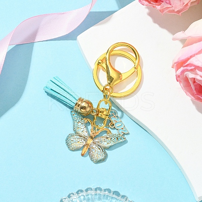Acrylic & Alloy Enamel Keychain KEYC-FS00026-03-1