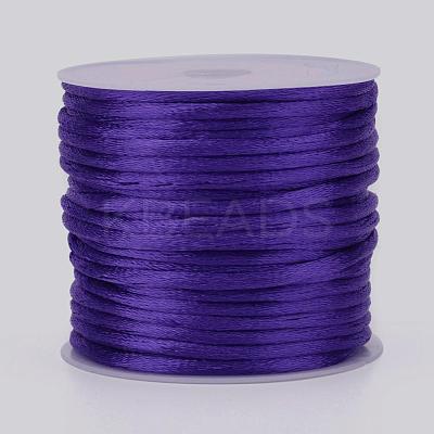 Nylon Satin Rattail Cords NWIR-L006-2mm-08-1