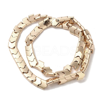 Electroplated Synthetic Non-magnetic Hematite Beads Strands G-I364-E01-LG-1