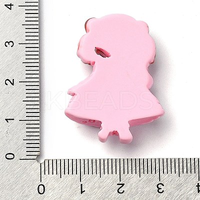 Cartoon Girls Opaque Resin Decoden Cabochons RESI-S392-01B-05-1