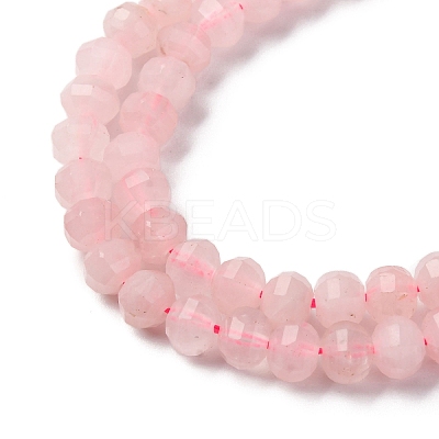 Natural Rose Quartz Beads Strands G-P587-D11-01-1