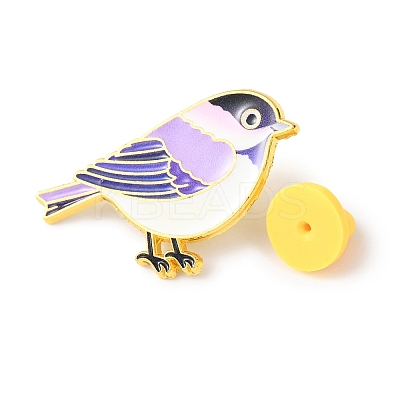 Golden Bird Enamel Pins JEWB-K031-01C-G-1