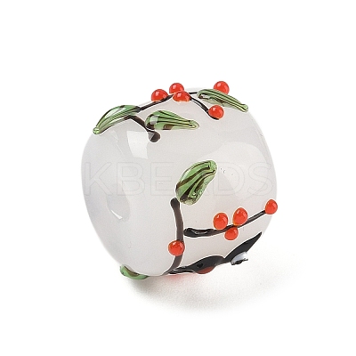 Handmade Lampwork Bumpy Beads LAMP-M025-01A-1