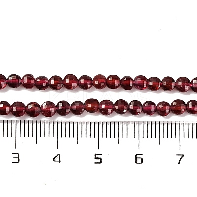 Natural Garnet Beads Strands X-G-F770-B02-01-1