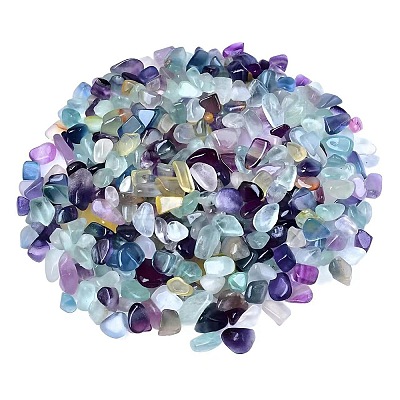 Natural Fluorite Tumbled Chips PW-WGA7DCE-04-1