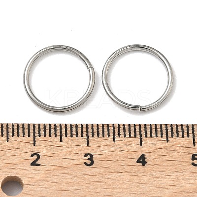 Tarnish Resistant 304 Stainless Steel Open Jump Rings STAS-J013-14xx1.2mm-01-1