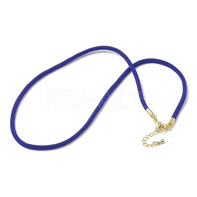 3MM Nylon Milan Cord Necklace Making NJEW-H084-01G-30-1