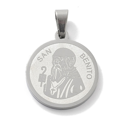 Religion 304 Stainless Steel Pendants STAS-Z098-32P-1