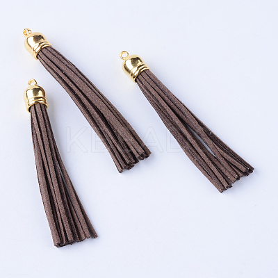 Faux Suede Tassel Pendant Decorations FIND-T003-A16-1