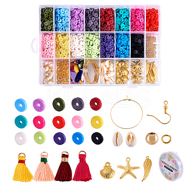 DIY Dangle Earring Making DIY-TA0002-77-1
