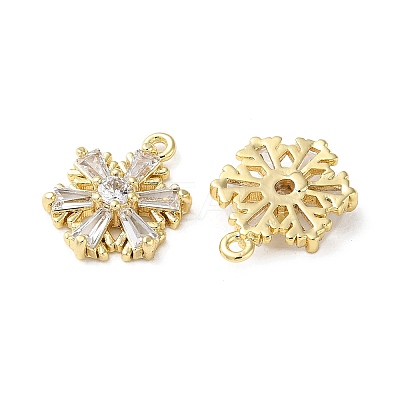 Brass Micro Pave Cubic Zirconia Charms KK-F872-17G-1