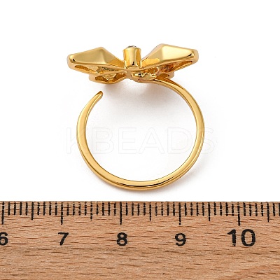 304 Stainless Steel Adjustable Cuff Rings for Women RJEW-B131-01C-1