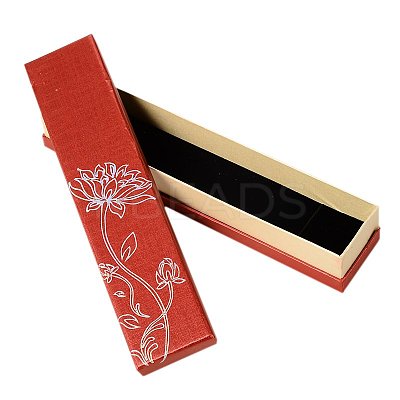 Rectangle Shaped Cardboard Necklace Boxes for Gifts Wrapping X-CBOX-A004-01-1