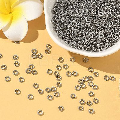 Tarnish Resistant 304 Stainless Steel Open Jump Rings LS-STAS-E067-07-4mm-1