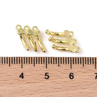 Brass Stud Earring Findings KK-B087-08G-1