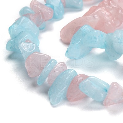 Natural White Jade Beads Strands G-G011-15-1-1