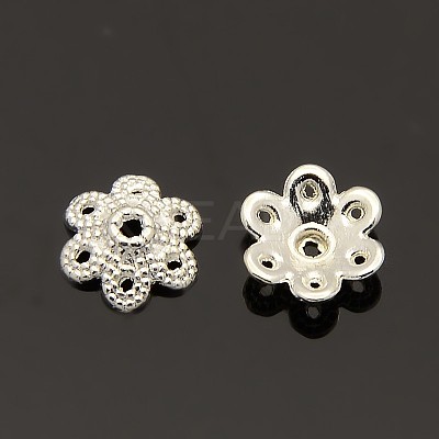 Tibetan Style Alloy Bead Caps K08YE021-1