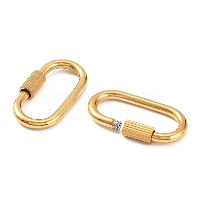 304 Stainless Steel Locking Carabiner STAS-C092-09B-G-1