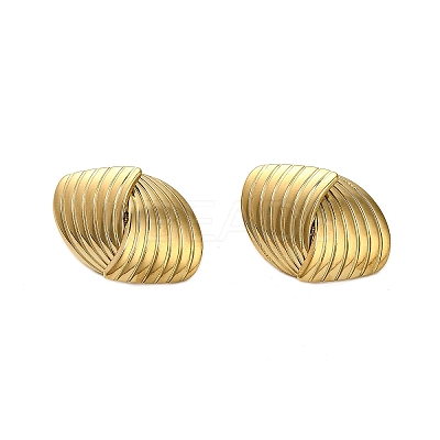 304 Stainless Steel Stud Earrings EJEW-Q040-02B-G-1