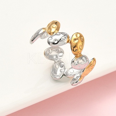 304 Stainless Steel Cuff Rings RJEW-D338-03D-GP-1