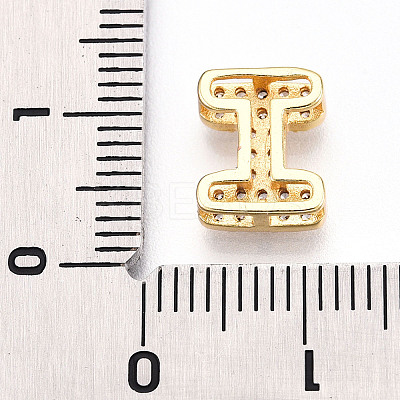 Brass Micro Pave Cubic Zirconia Charms KK-N254-217G-I-1