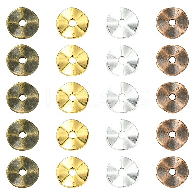 Tibetan Style Alloy Wavy Spacer Beads PALLOY-CJ0001-53-NR-1