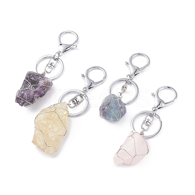 Natural Stone Keychain KEYC-JKC00301-1
