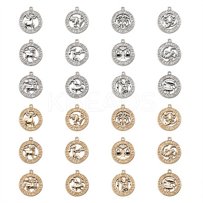2 Sets 2 Colors Zinc Alloy Jewelry Pendant Accessories FIND-FW0001-06-1