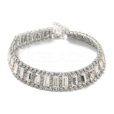 Crystal Rhinestone Choker Necklaces LS-NJEW-L176-01P-1