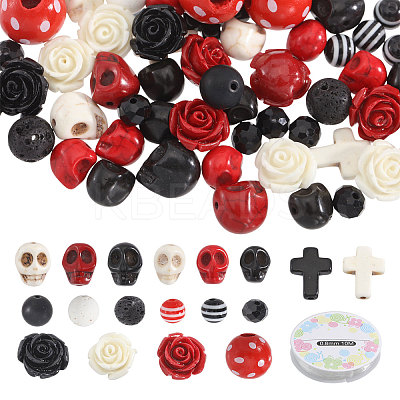 Halloween Theme DIY Jewelry Making Kits DIY-CA0007-72-1